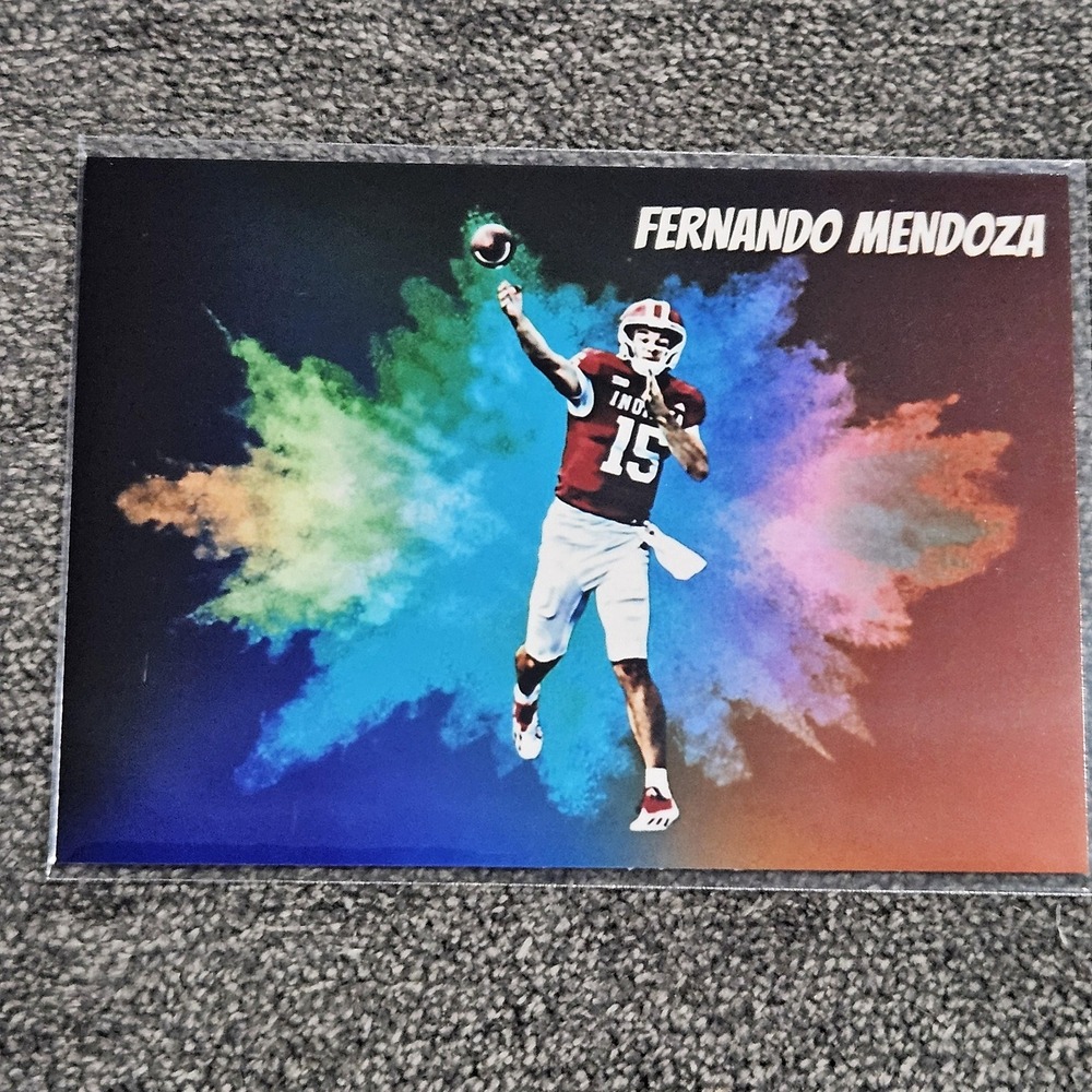 Fernando Mendoza CUSTOM Football‎ Card